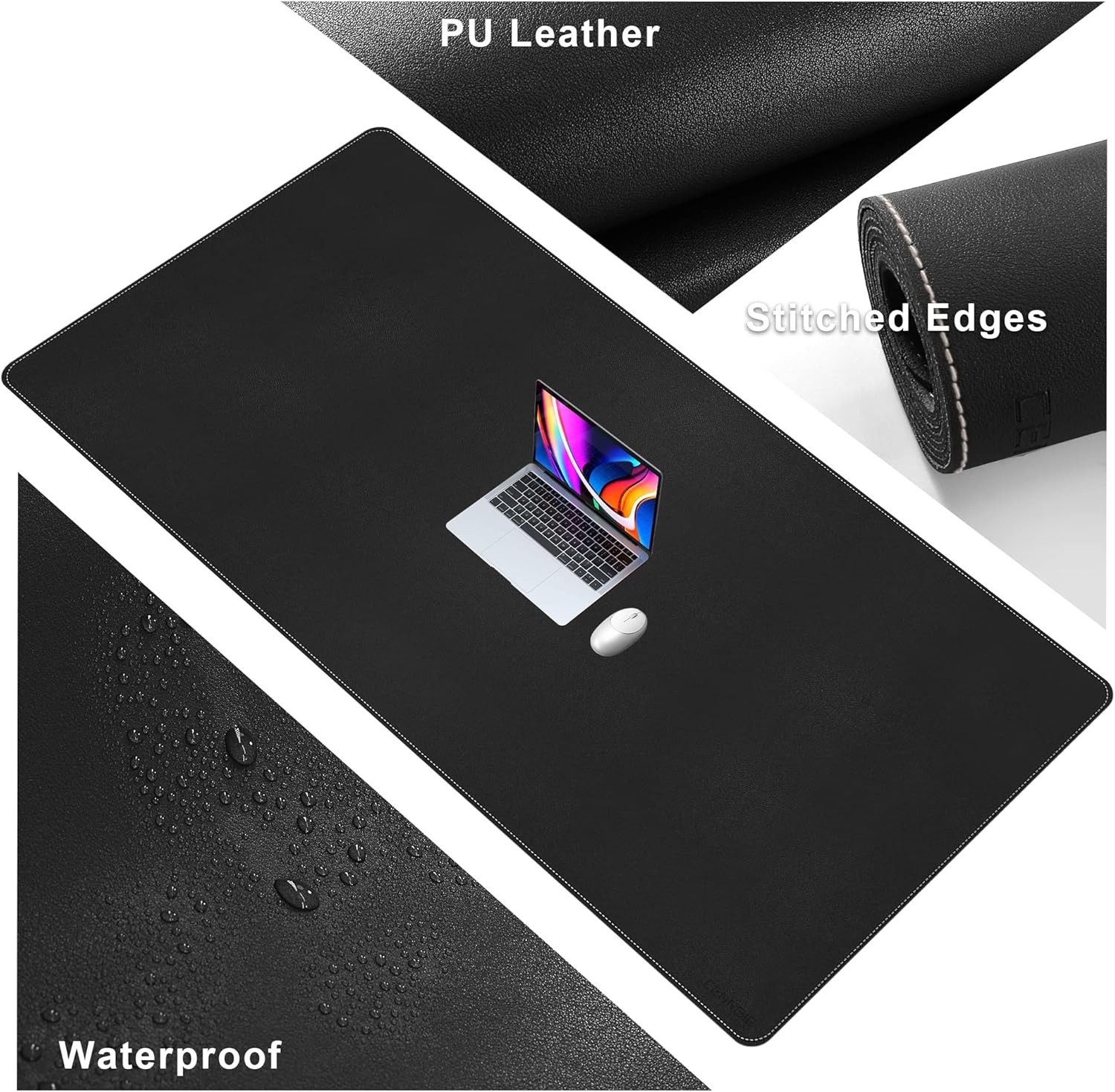 Aura Desk Mat setup on full desk