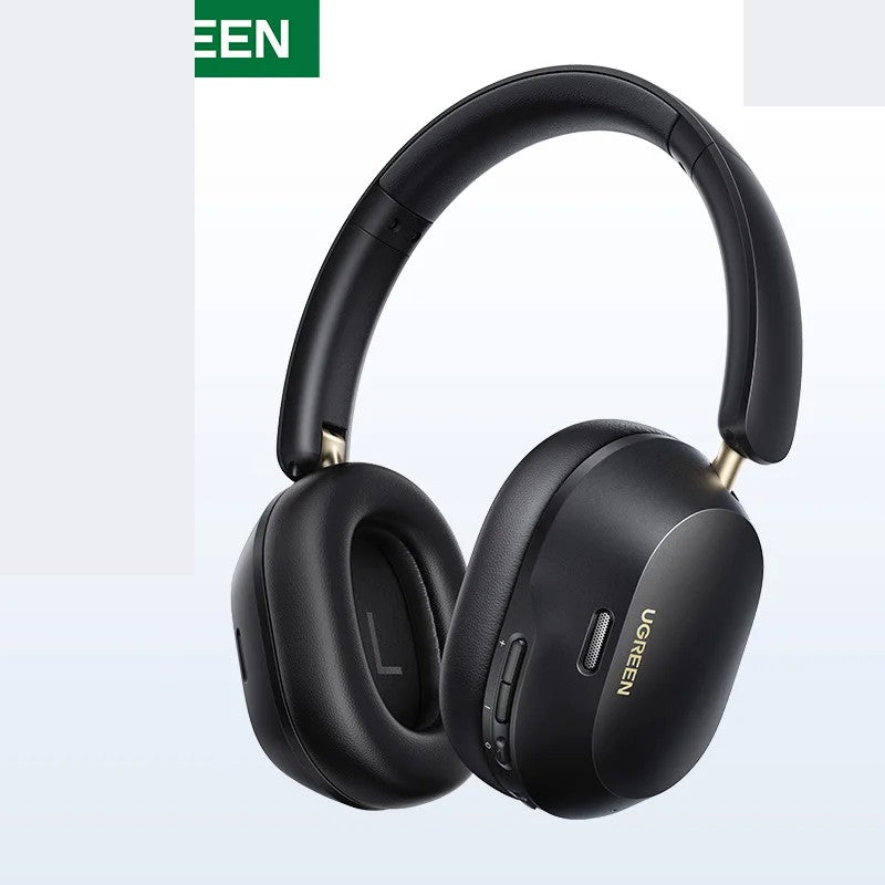 Aura Max Pro — black ANC over-ear headphones