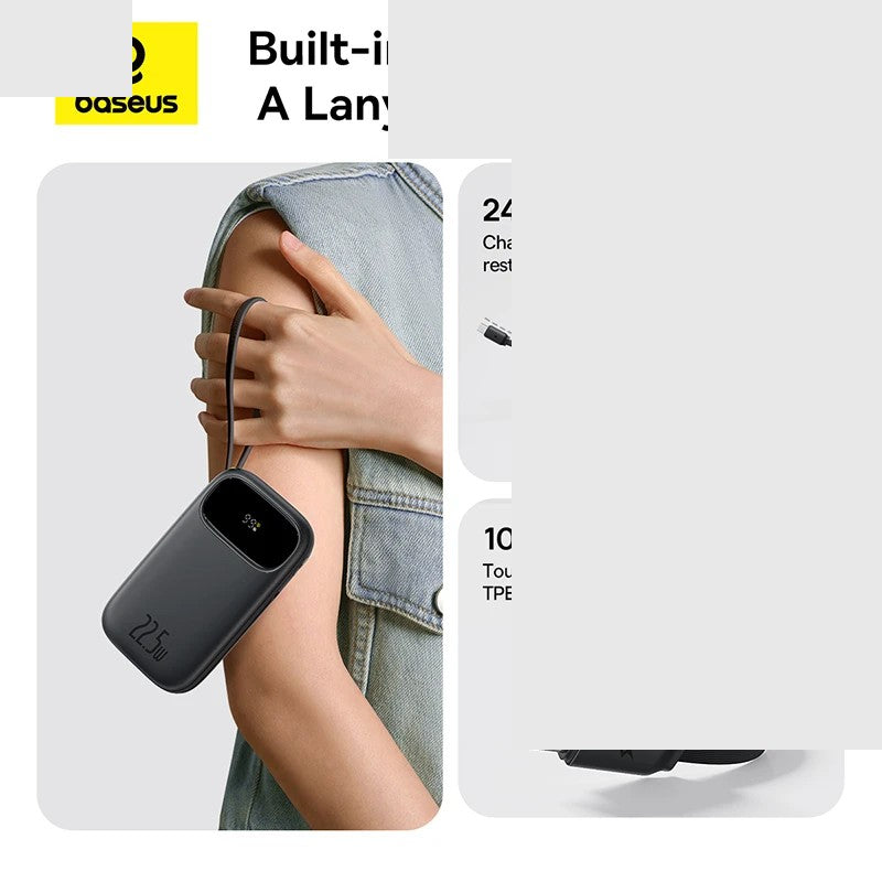 Aura Power-Cable — lanyard carry wrist strap design